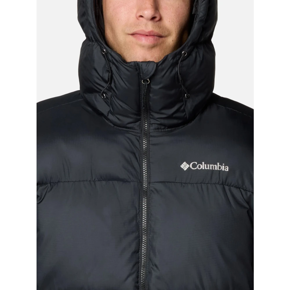 Columbia Zwarte Hooded Puffect Jas Waterdicht Black Heren