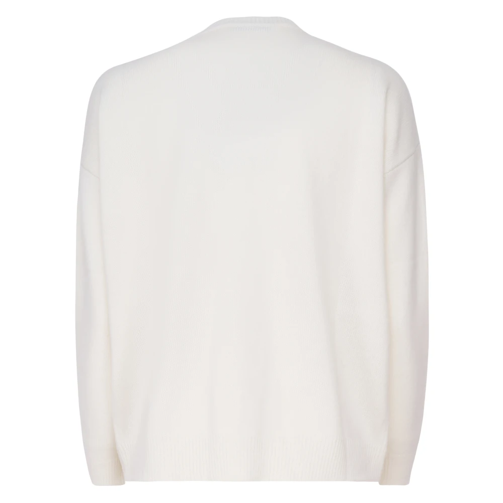 Max Mara Witte Trui Vicolo Maglia White Dames