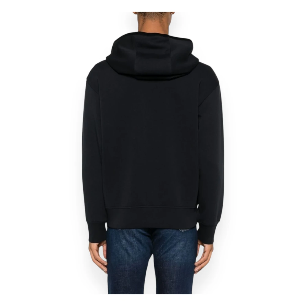 Emporio Armani Stijlvolle Sweatshirt voor Mannen Black Heren