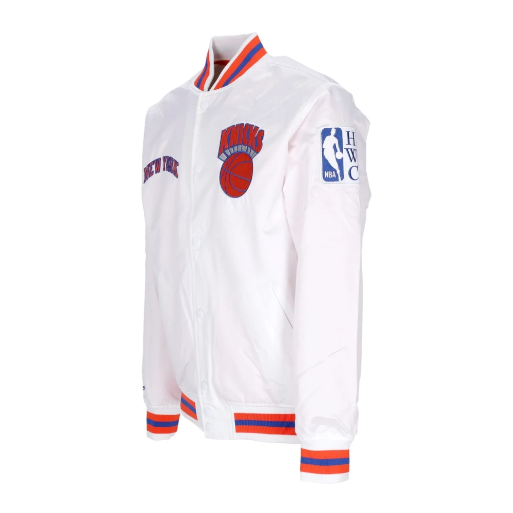 Mitchell & Ness NBA Hometown Bomberjack Wit White Heren