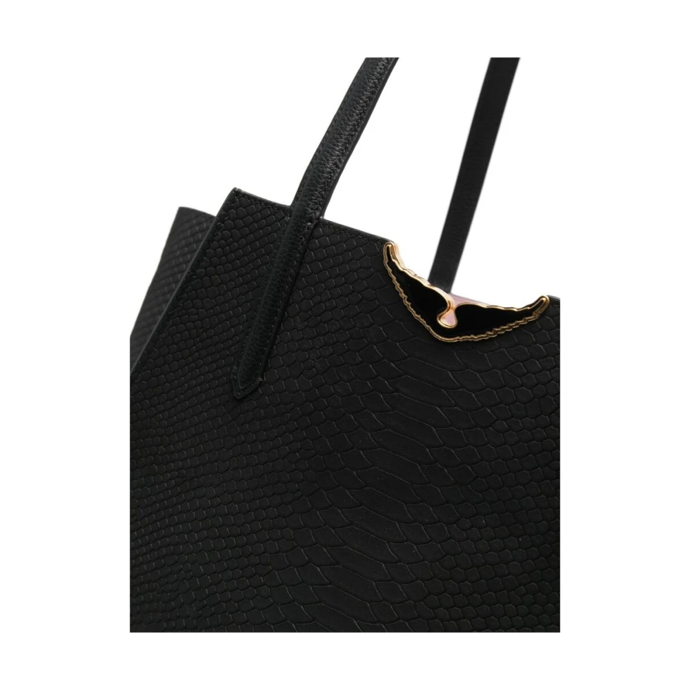 Zadig & Voltaire Le Borderline Tote Bag met Goudkleurige Hardware Black Dames
