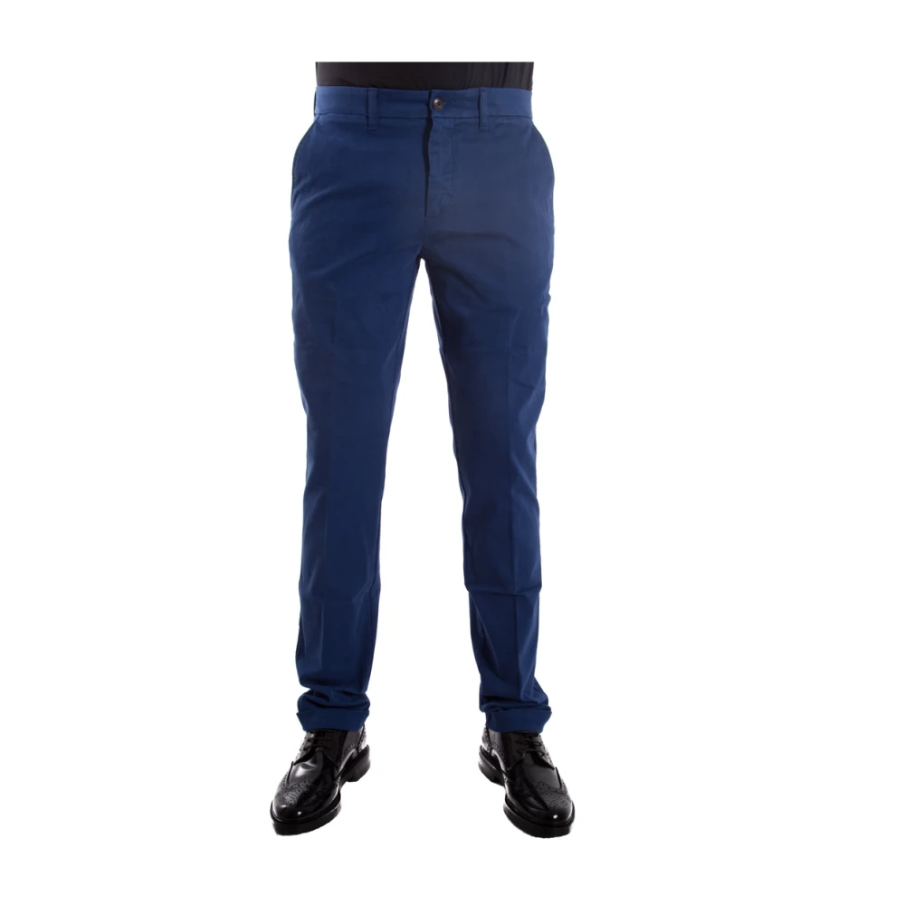 Harmont & Blaine Slim-Fit Chino Broek Blue Heren