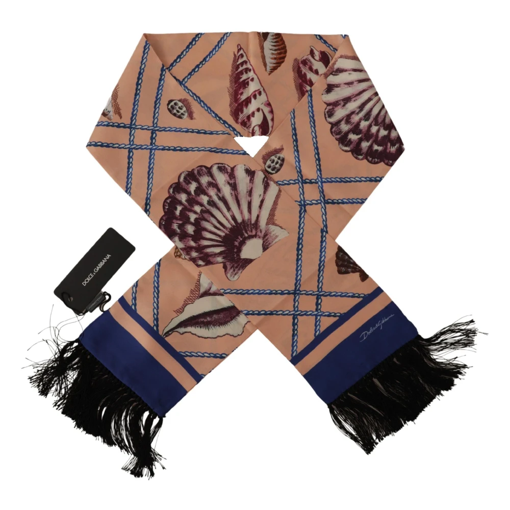 Dolce & Gabbana Luxe Zijden Sjaal Multicolor Heren