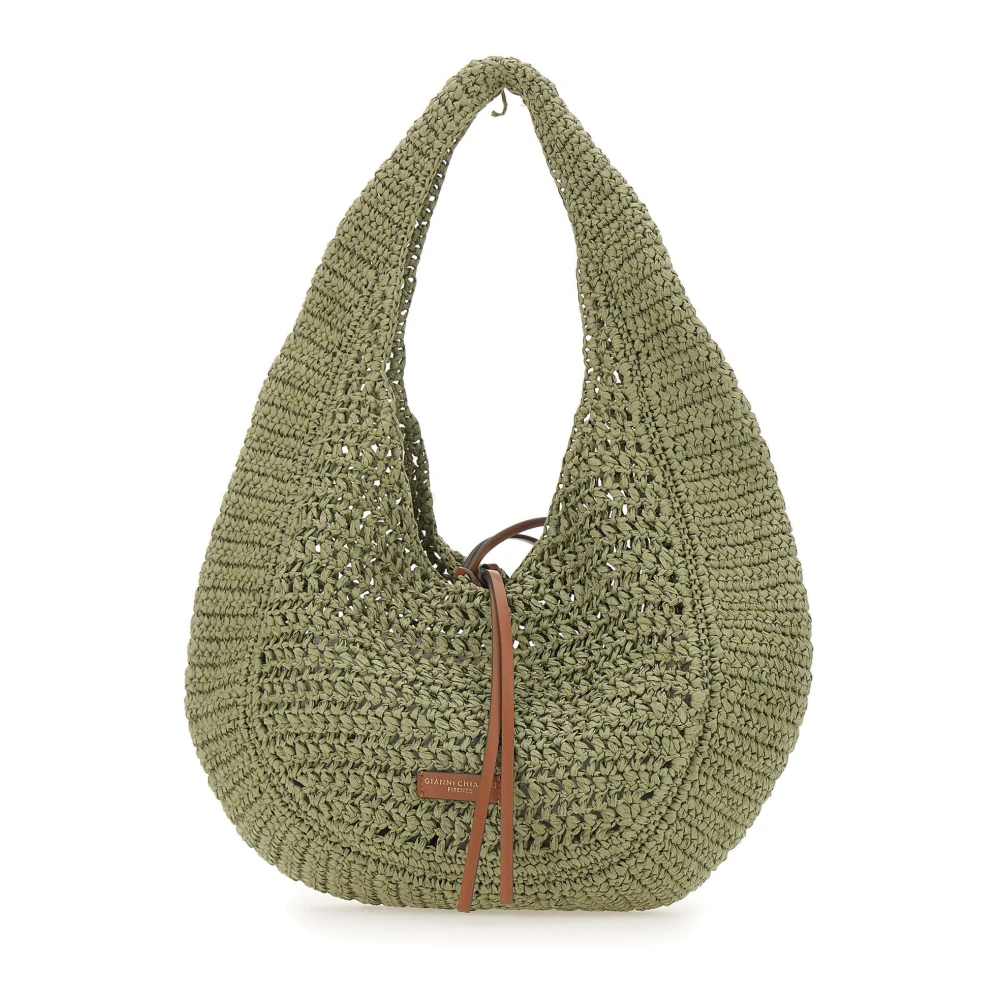 Gianni Chiarini Women's Green Shoulder Bags, One Size, Nefeli Hobo Bag
