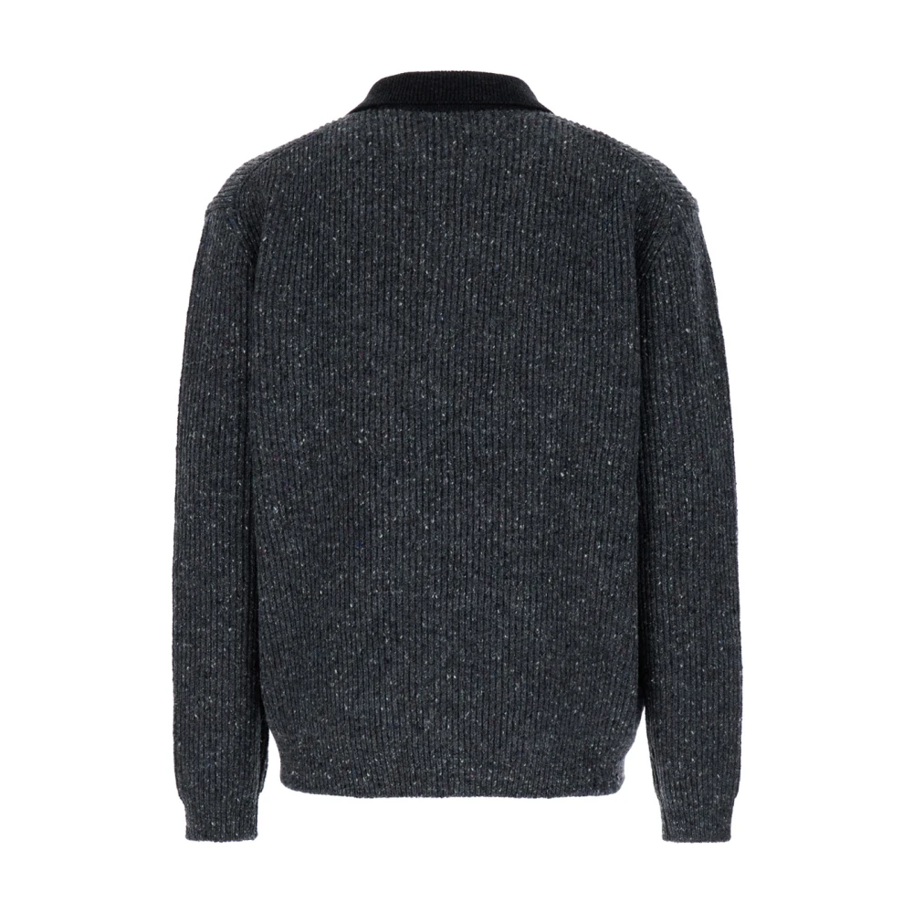 Dunst Rugby Wool Mix Sweater in Grijs Gray Heren