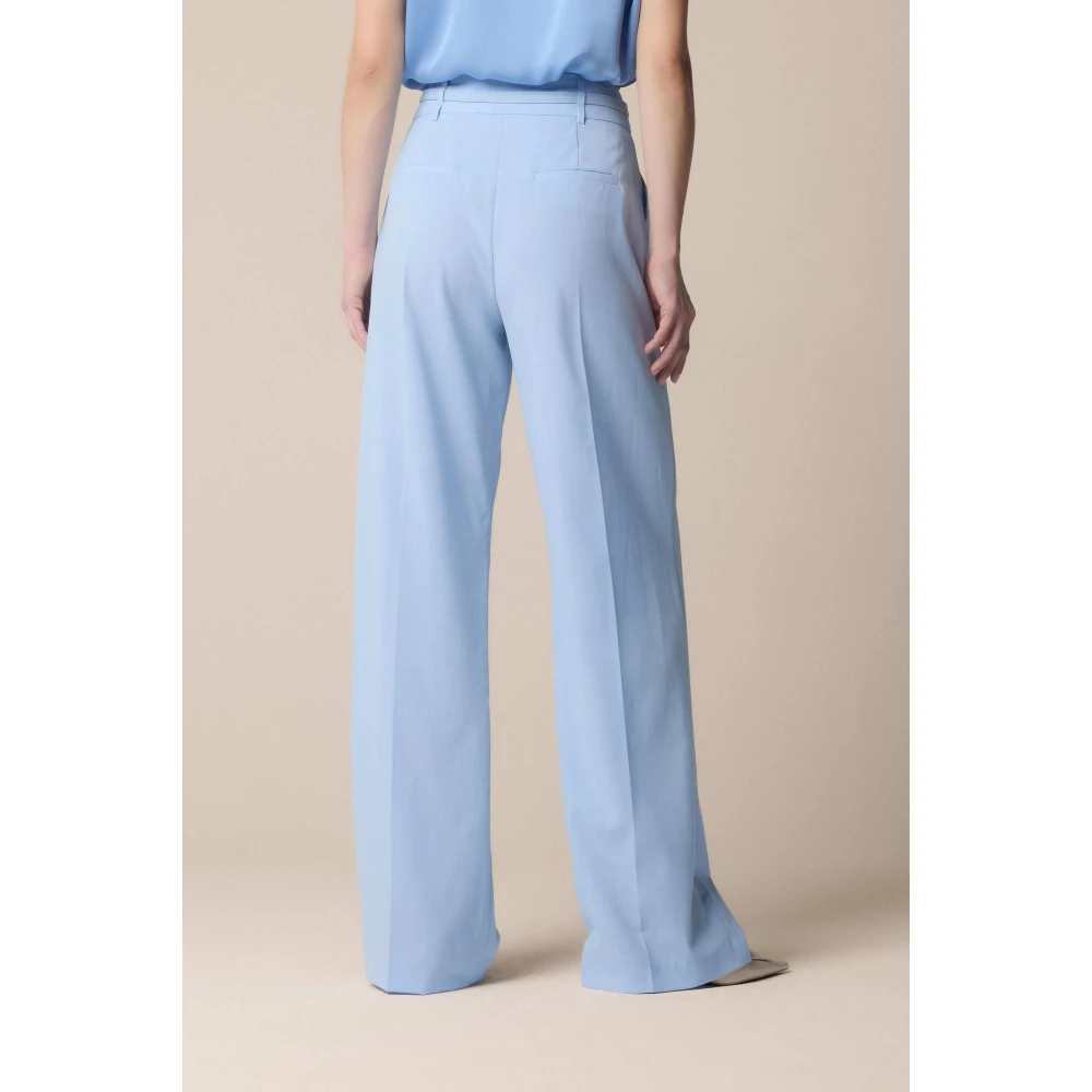 Kocca Stijlvolle Wijde Broek Blue Dames