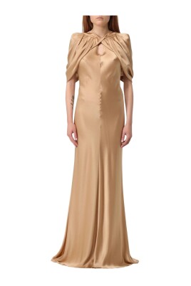 twisted-neck-silk-gown
