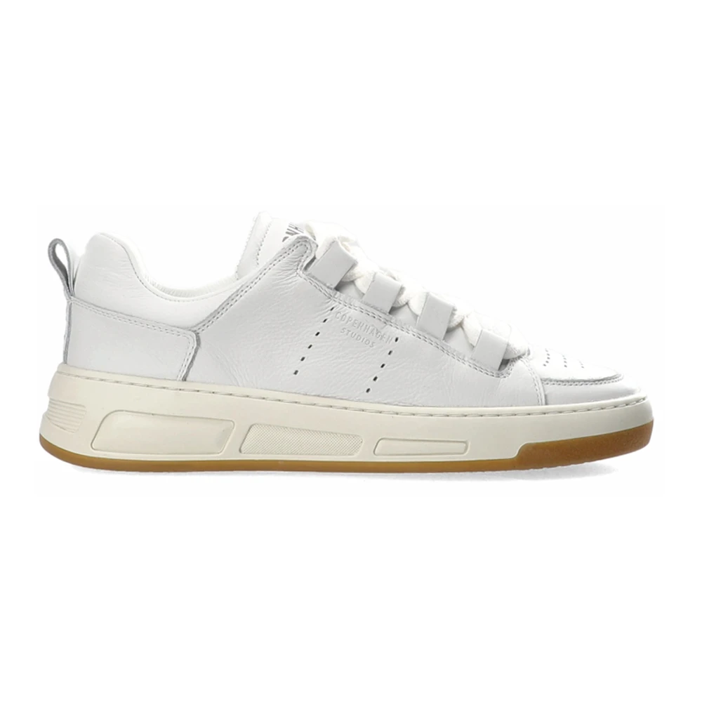 Copenhagen Studios Retro Skaters Witte Leren Sneakers Dames Schoenen