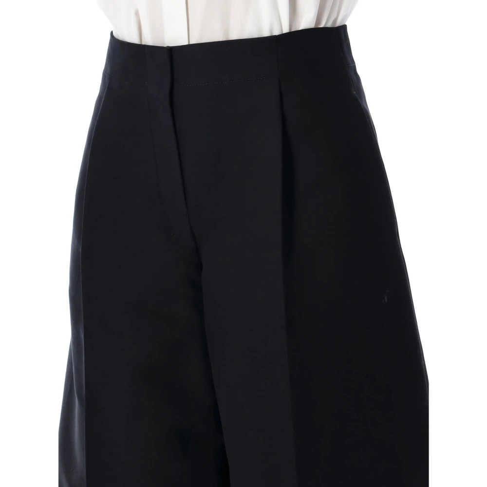 Marni Stijlvolle Cropped Pant Black Dames