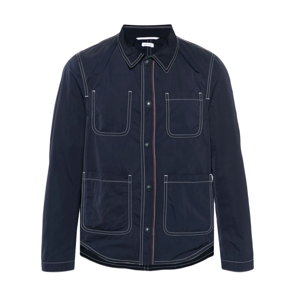 Thom Browne Blauwe Winterjas Blue Heren