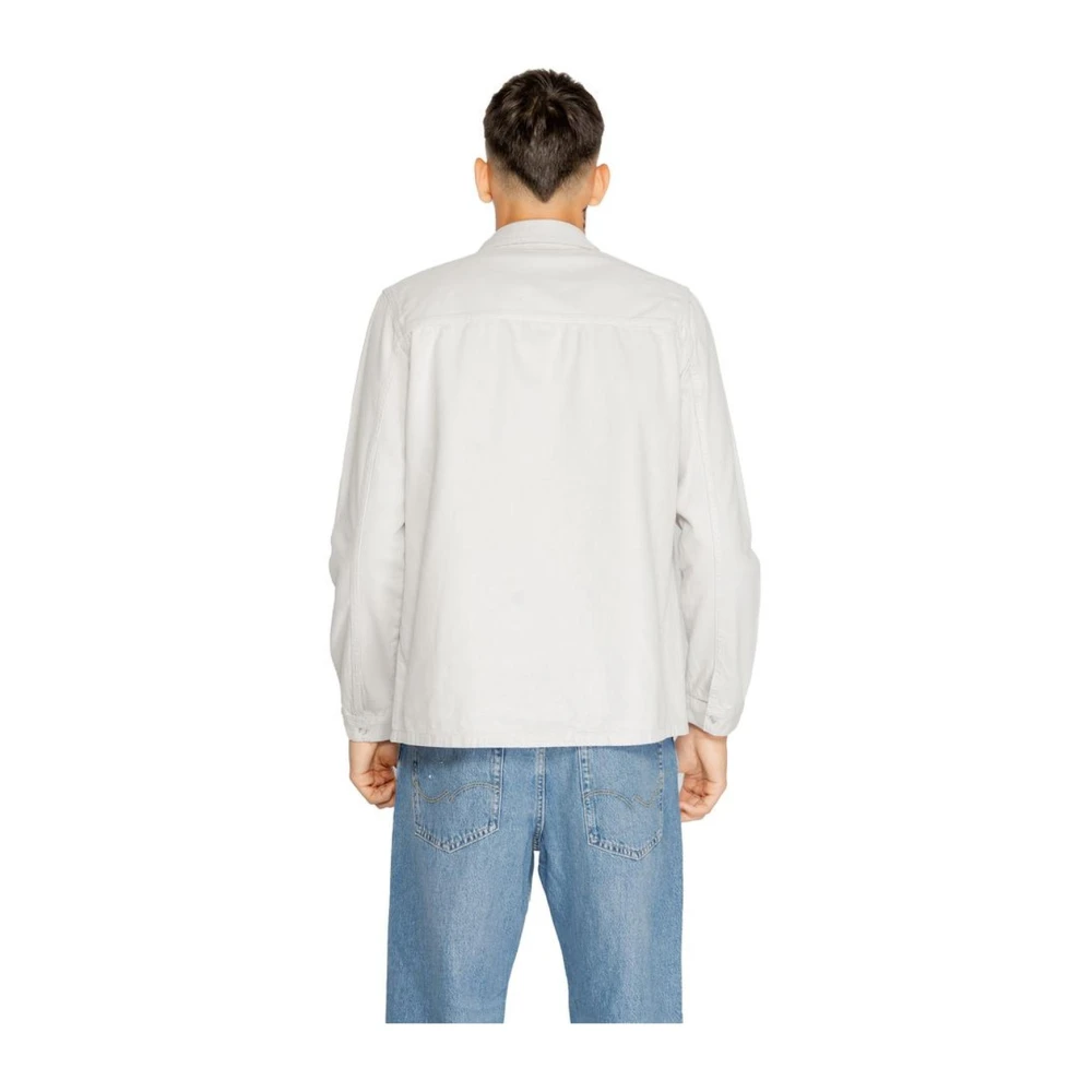 Antony Morato Katoenen Overhemd Herfst Winter Collectie Gray Heren
