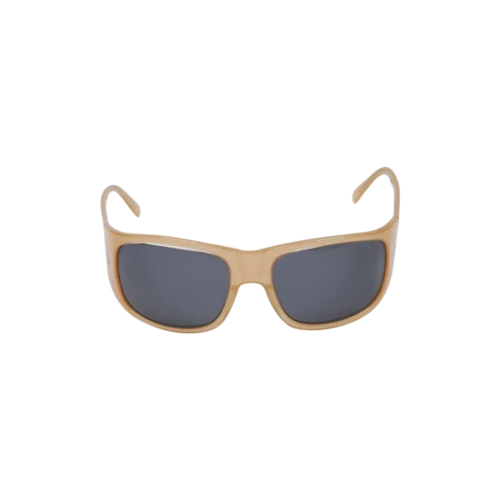 Armani Pre-owned Fabric sunglasses Orange Dames