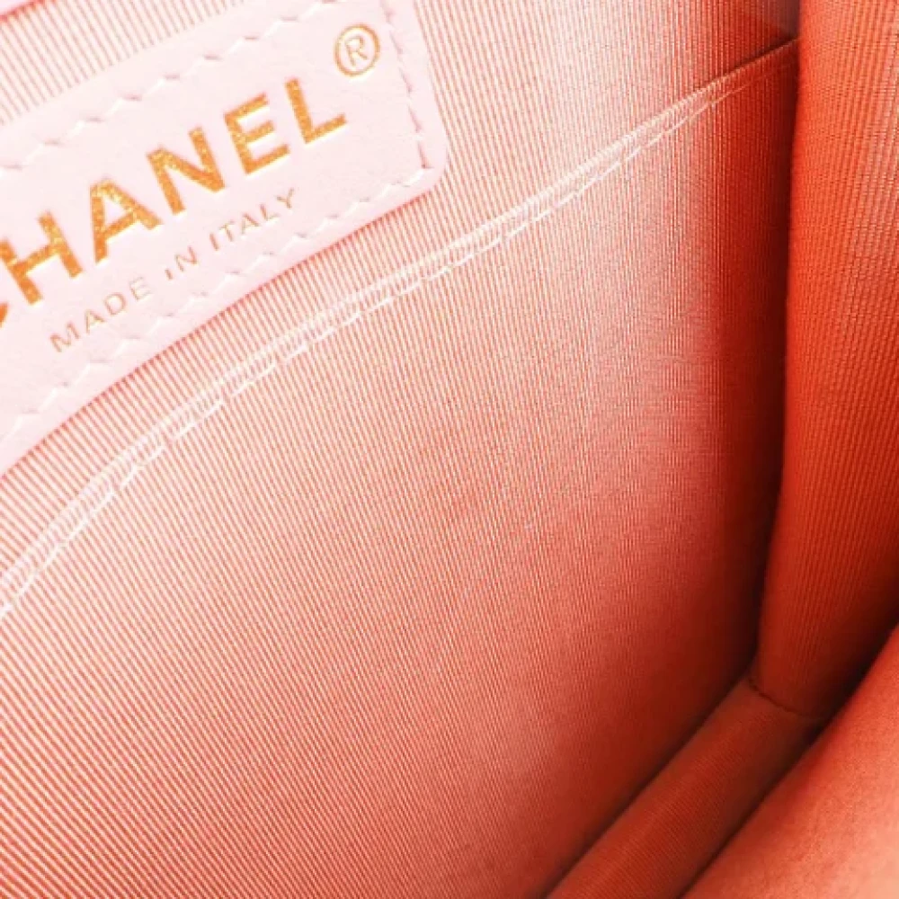Chanel Vintage Pre-owned Fabric chanel-bags Pink Dames