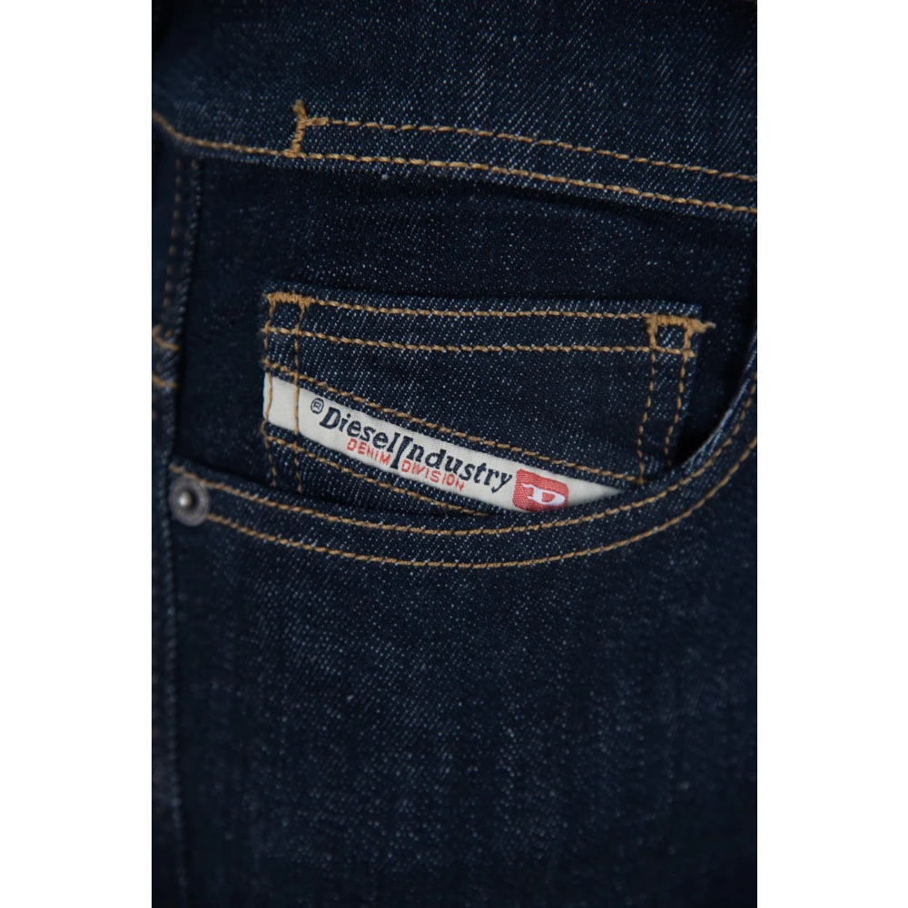 Diesel High Waist Skinny Leg Jeans Blue Dames