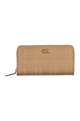 Beige Polyester Plånbok med RFID-blockering