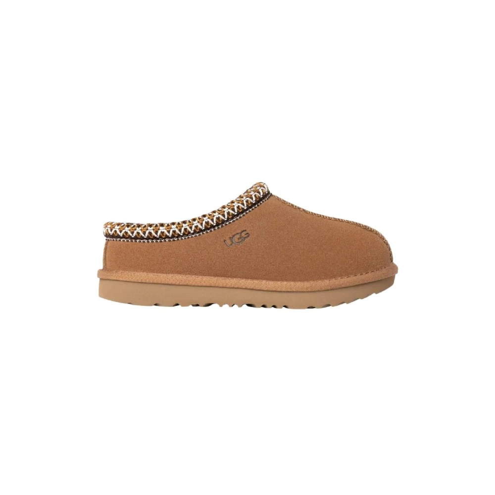 Ugg Girls Brown Kids Indoor Shoes, 23 1/2 Eu, Tasman Slipper