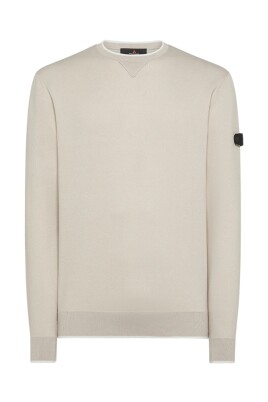 beige-crewneck-sweater-with-logo-detail