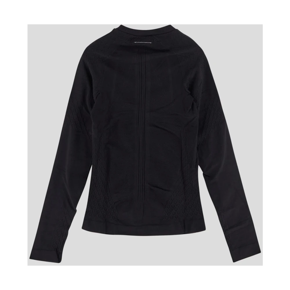 MM6 Maison Margiela Logo T-Shirt Black Dames
