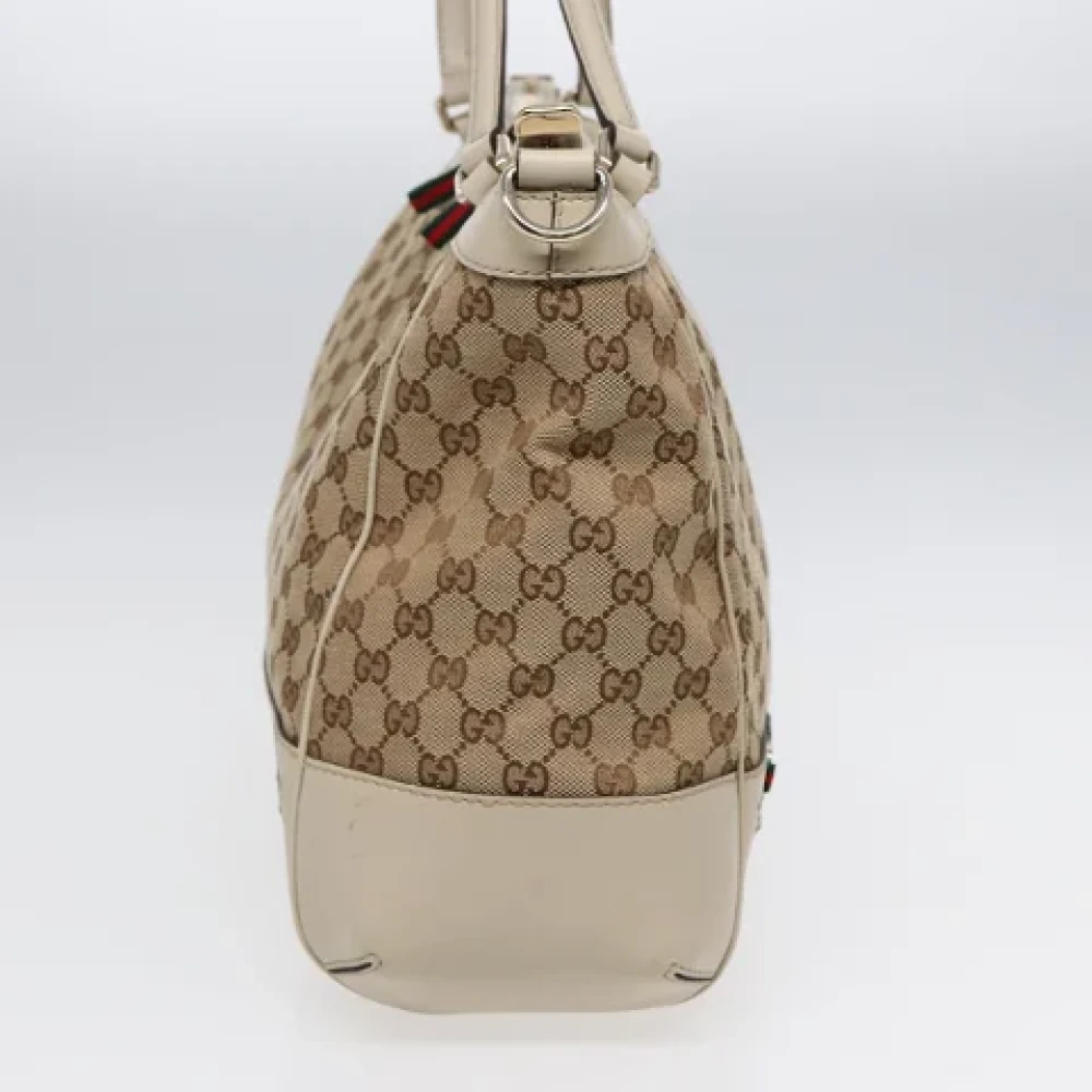 Gucci Vintage Pre-owned Canvas totes Brown Dames