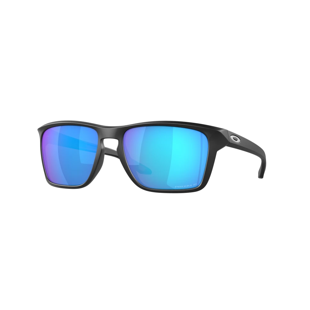 Oakley Man Sunglass Sylas - Frame color: Matte Black, Lens color: Prizm Sapphire Polarized - Image 5