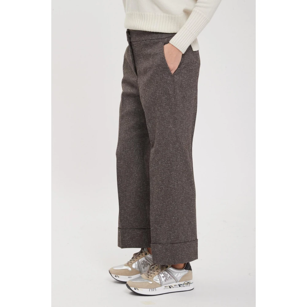 Via Masini 80 Stijlvolle Broek Beige Dames