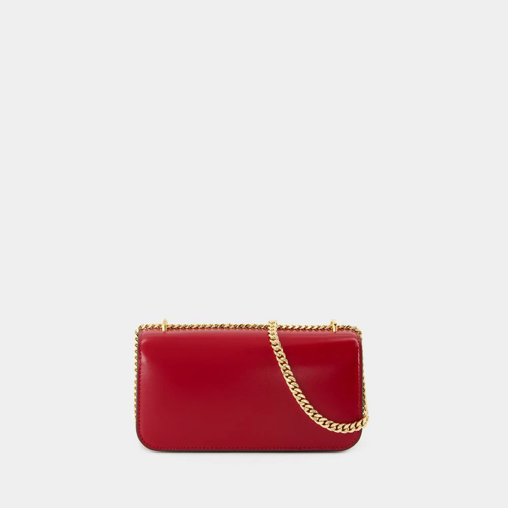 TORY BURCH Rode Leren Schoudertas Red Dames