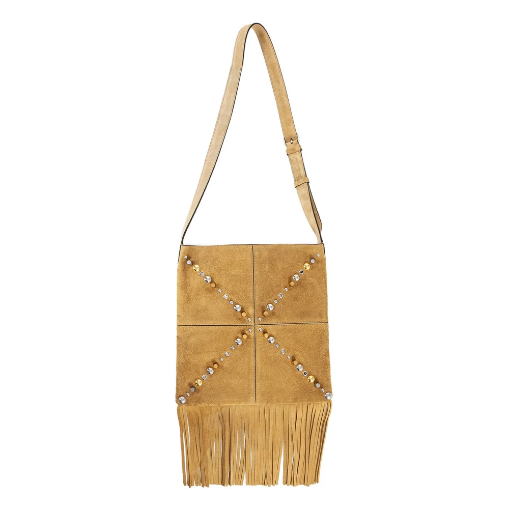 Valentino Garavani Stijlvolle Crossbody Tas in Rood Beige Dames