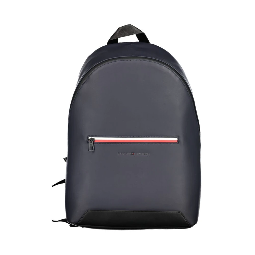 Tommy Hilfiger Blauwe Polyester Rugzak met Verstelbare Banden Blue Heren