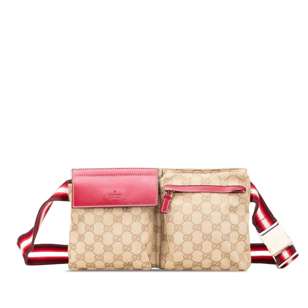 Gucci Vintage Women's Brown Pre-Owned Belt Bag