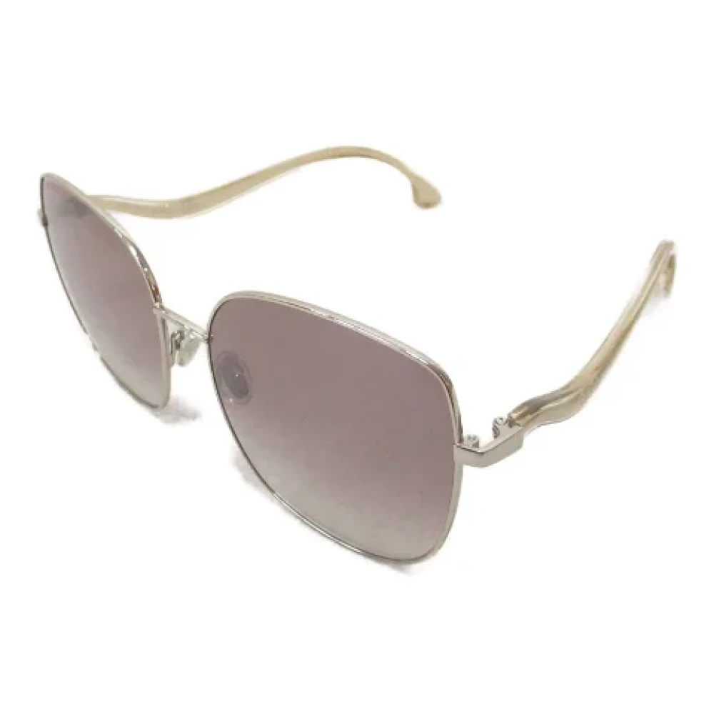 Jimmy Choo Pre-owned Plastic sunglasses Brown Dames