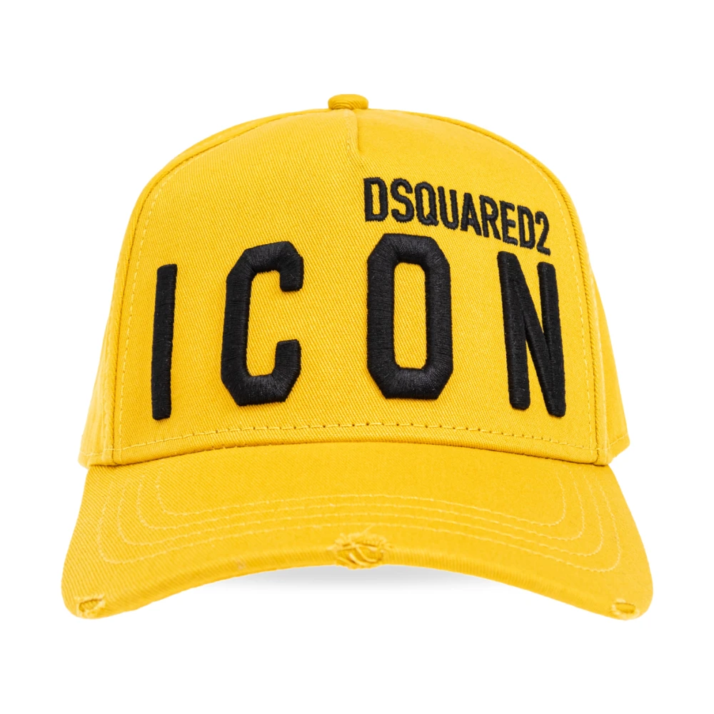 Dsquared2 Baseball cap Yellow Heren