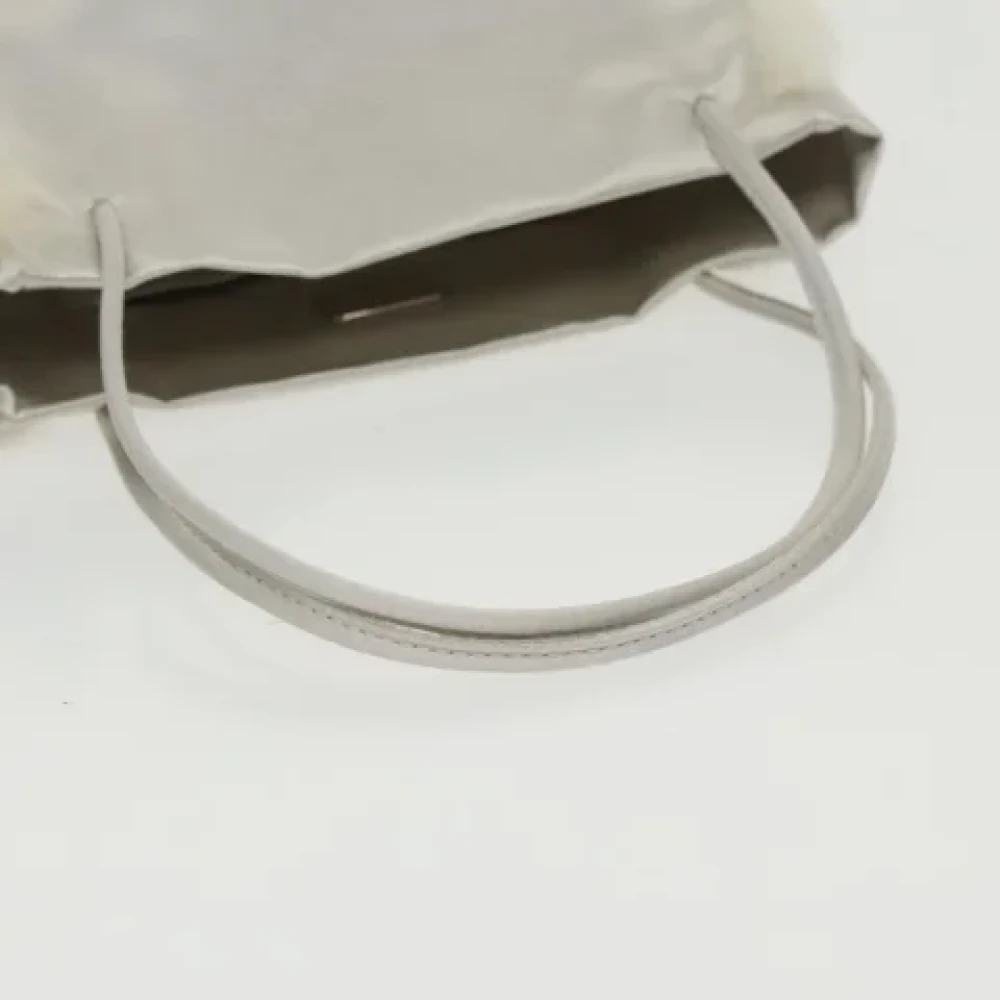 Prada Vintage Pre-owned Satin handbags White Dames