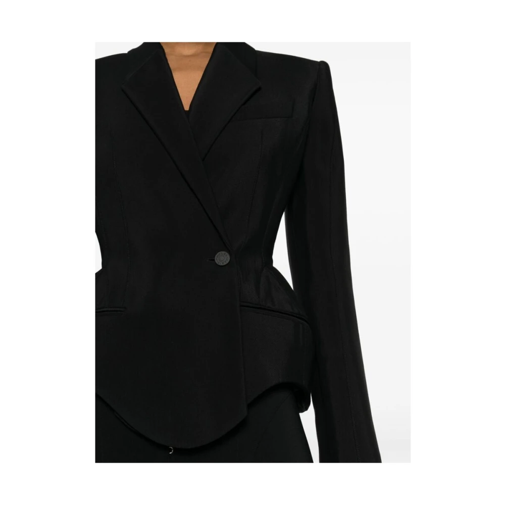 Mugler Blazers Black Dames