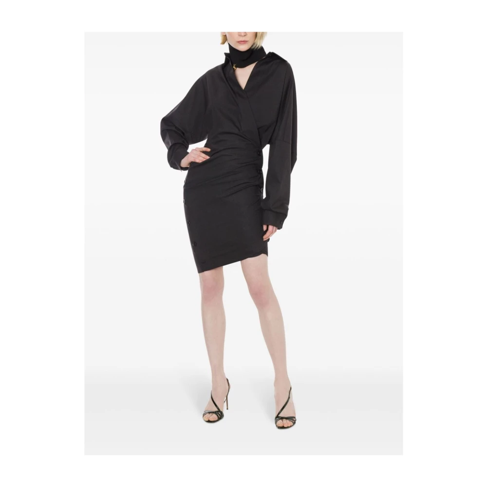 Philosophy di Lorenzo Serafini Elegante Abito Jurken Black Dames