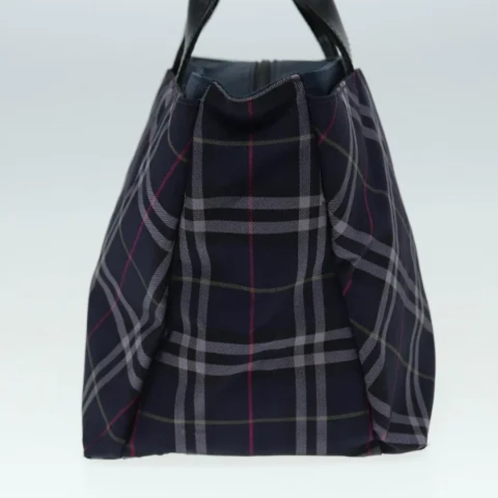 Burberry Vintage Pre-owned Nylon handbags Blue Dames