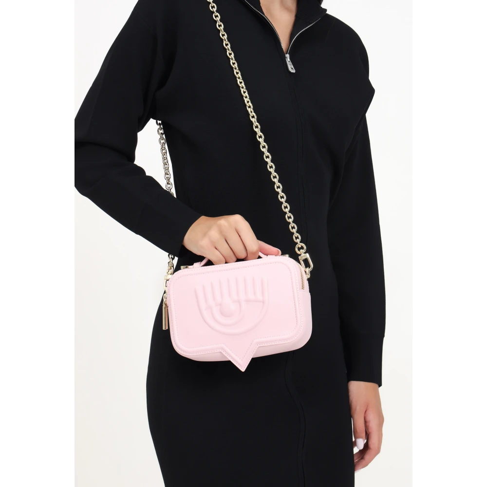 Chiara Ferragni Collection Roze Schoudertas Eyelike Logo Pink Dames