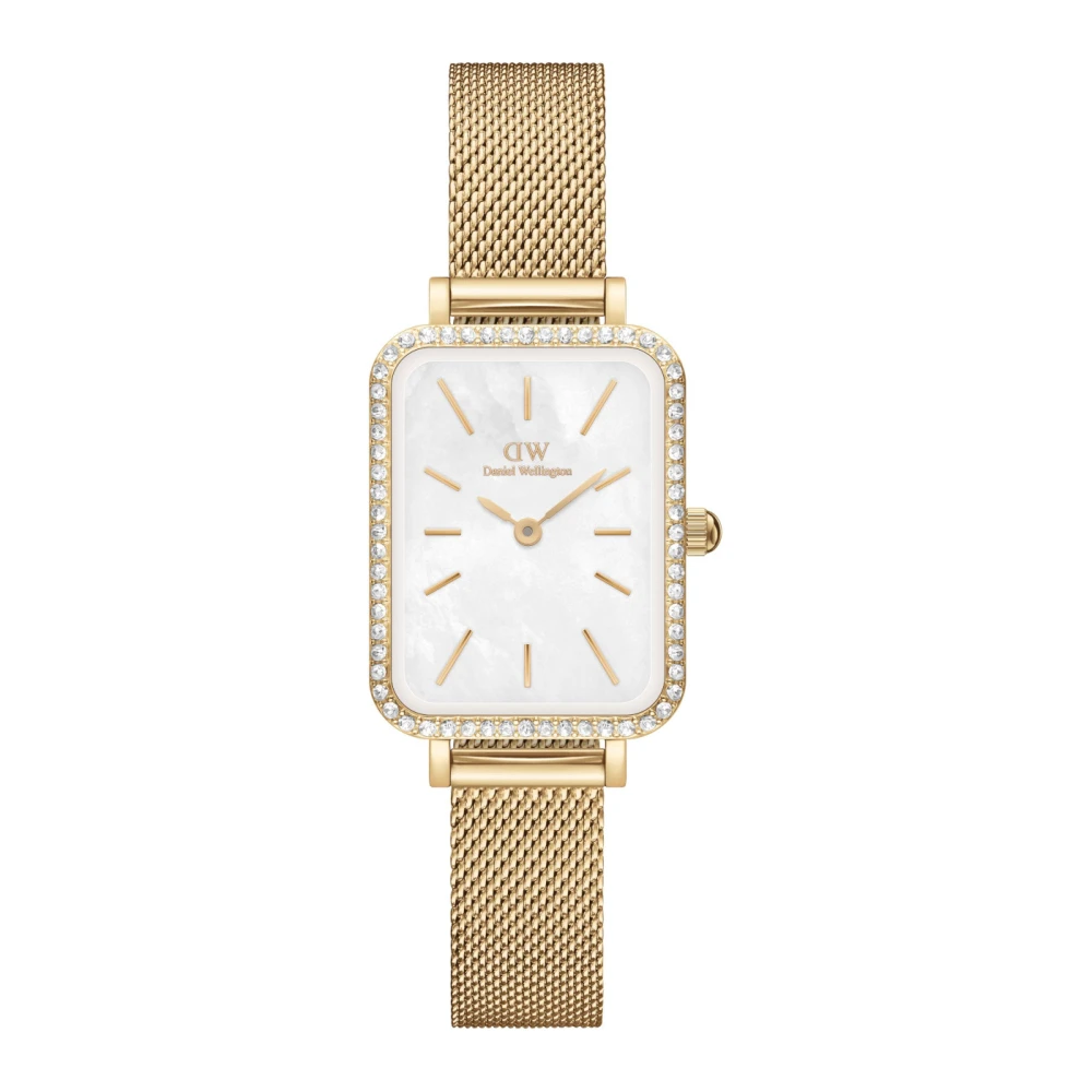 Daniel Wellington Gold Quadro Ladies Watch - Female - Watches - Yellow - One Size - Accessories
