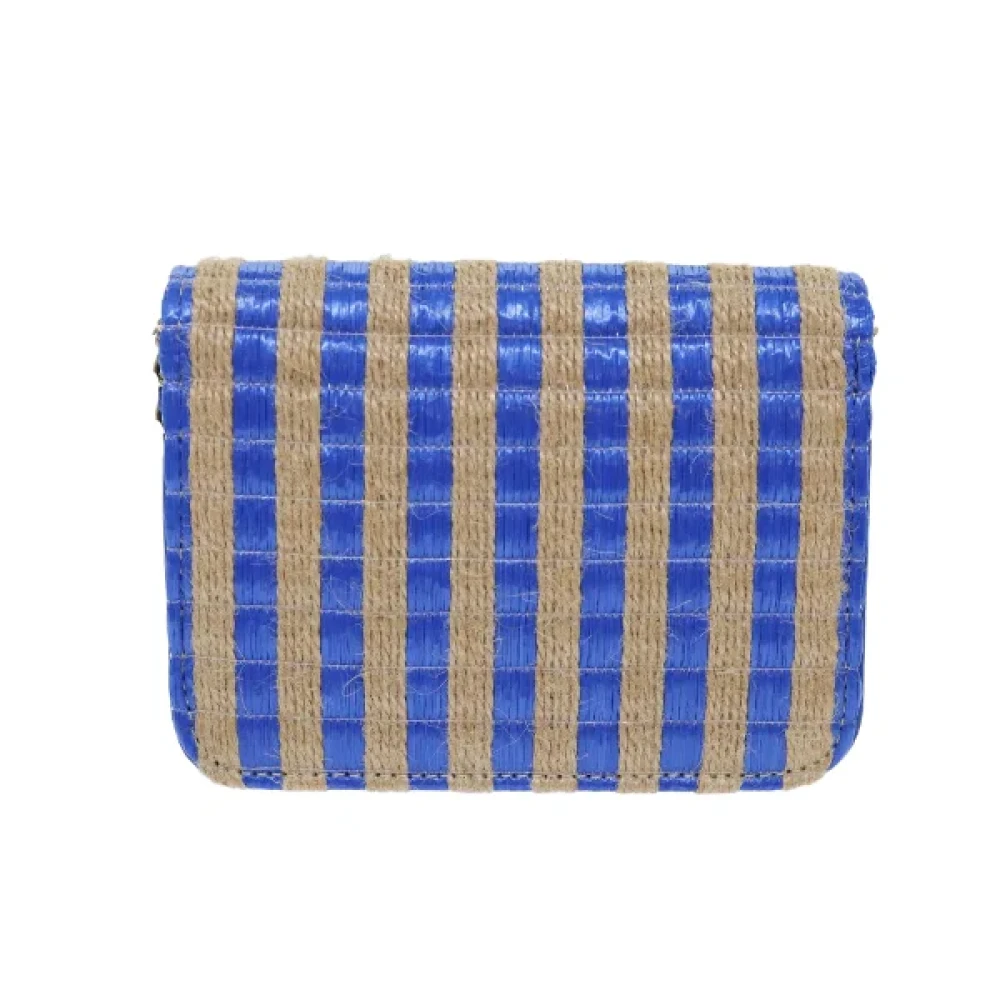 Chanel Vintage Pre-owned Canvas chanel-bags Blue Dames