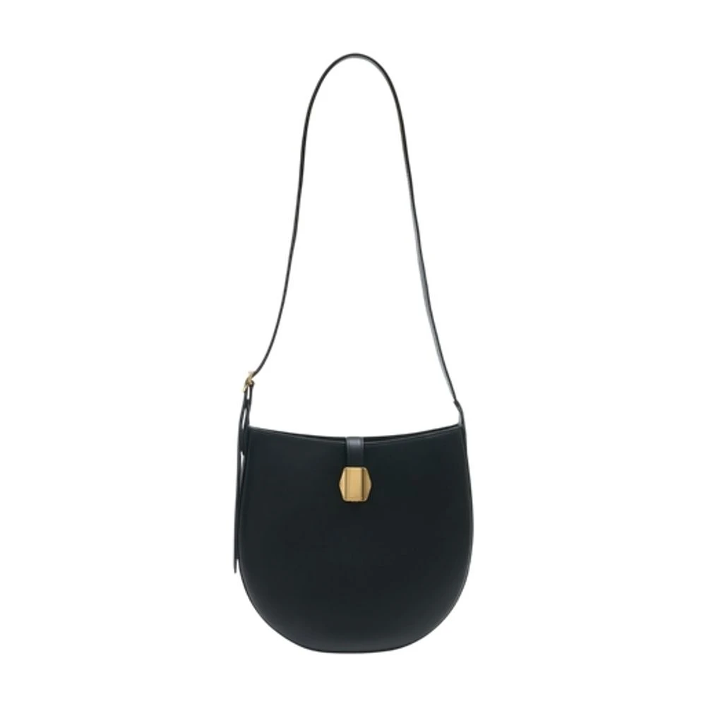 Officine Générale Black Shoulder Bags, Female, One Size, Hobo Bag