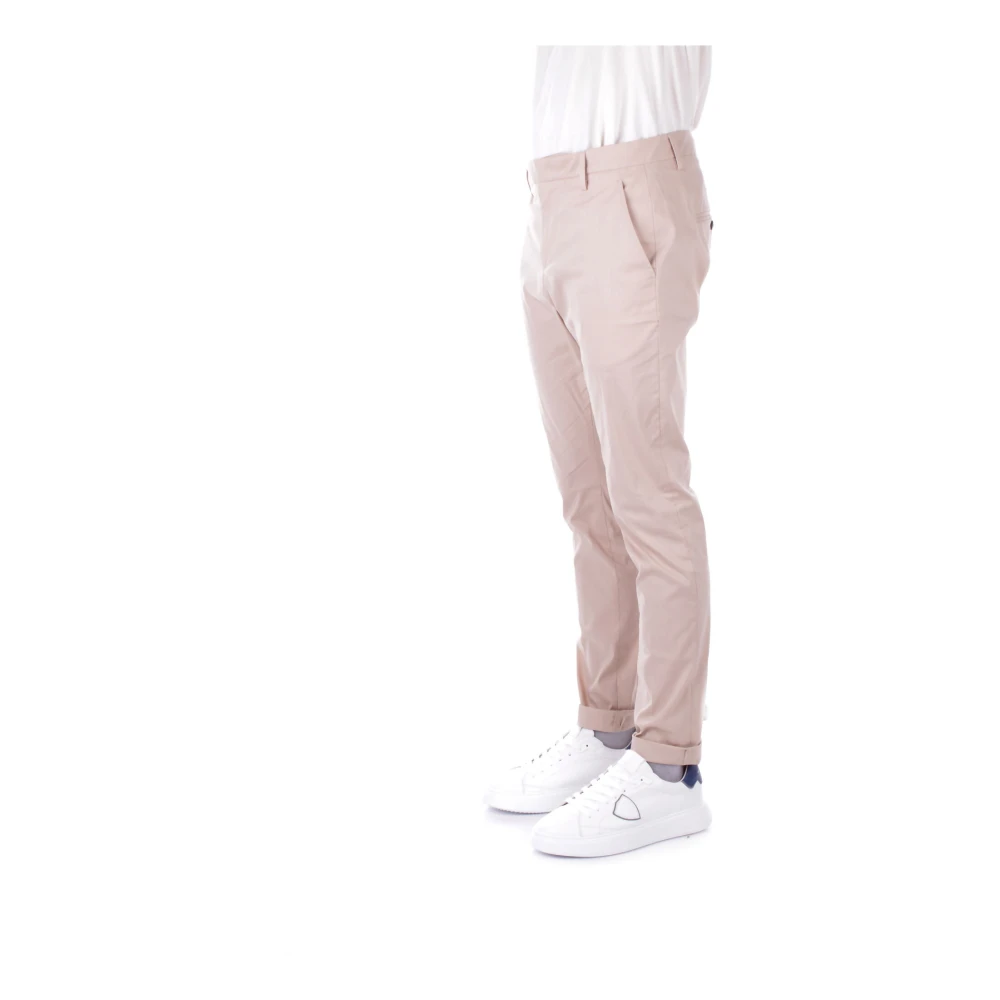 Dondup Beige Broek met Logo Sluiting Beige Heren