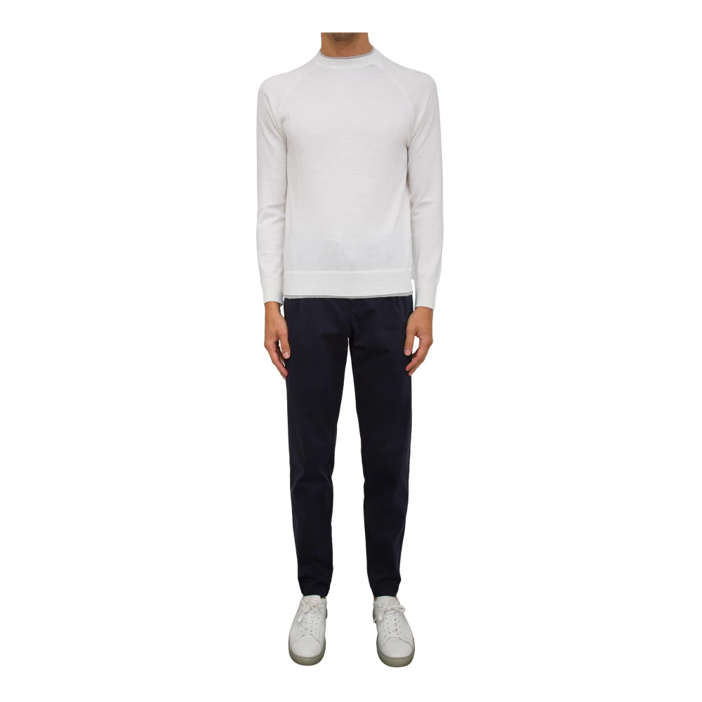 Eleventy Blauwe Jogger Broek Blue Heren