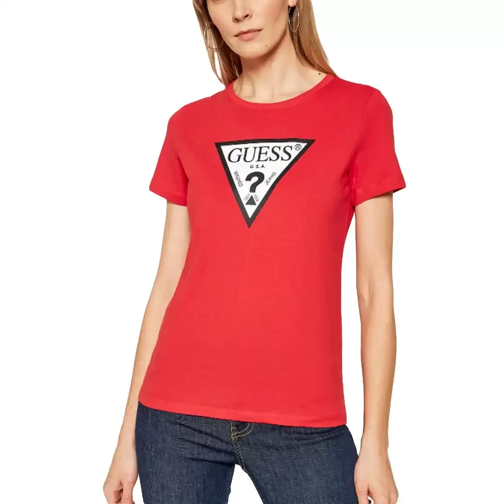 Guess - Tops > T-Shirts - Red - Guess - Modalova