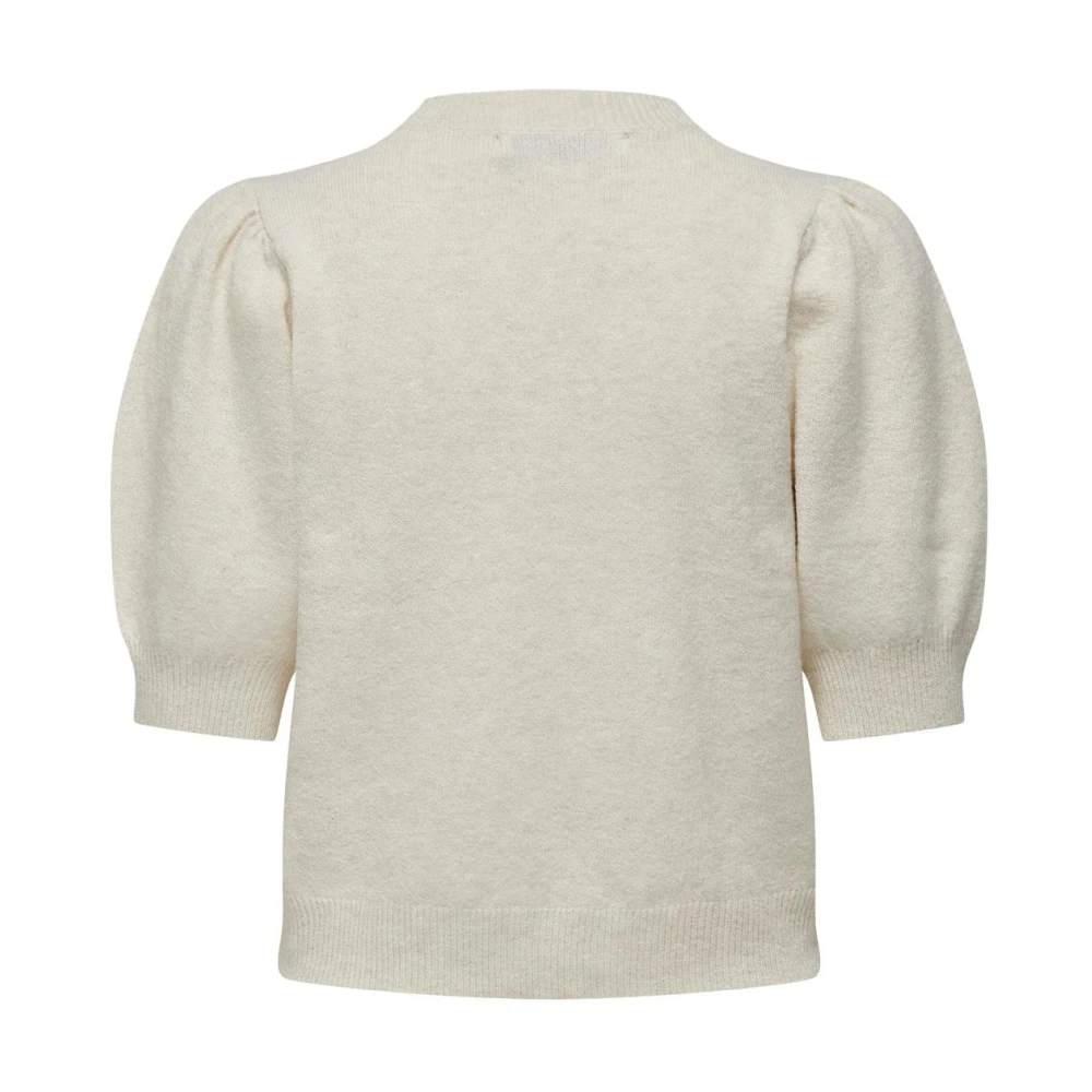 Only Rica Life Pullover Gebreide Trui White Dames