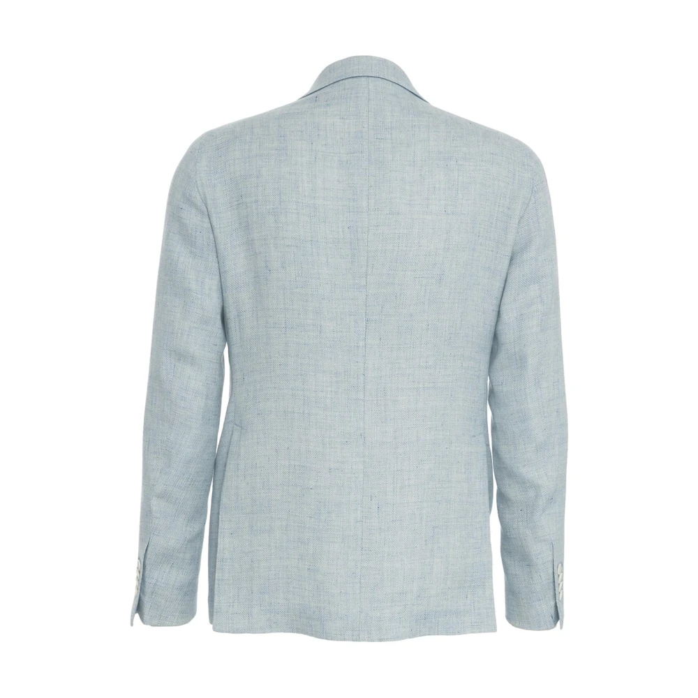 Tagliatore Herenkleding Blazer Blauw Ss25 Blue Heren