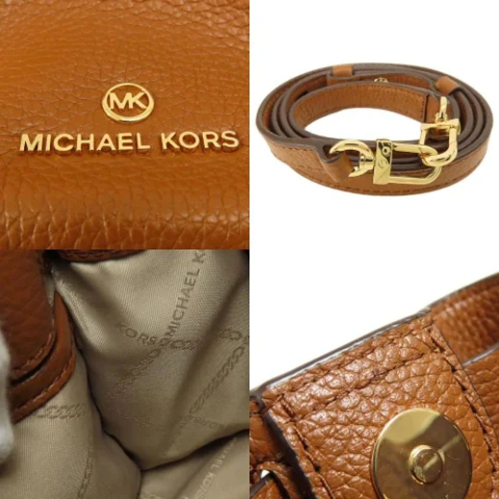 Michael Kors Pre-owned Leather shoulder-bags Brown Dames