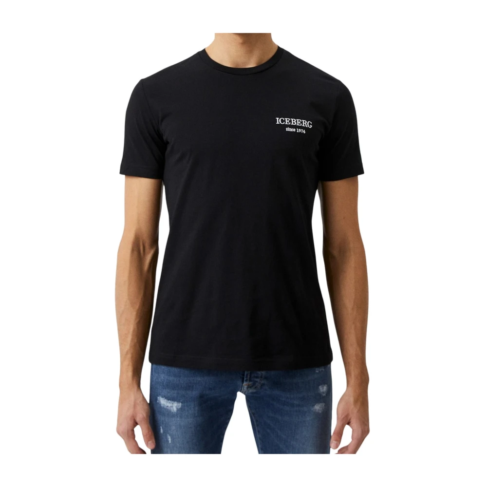 Iceberg Men's Black T-Shirt