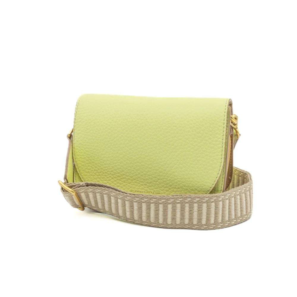 Gianni Chiarini Sunnylight Tara leren handtas Yellow Dames