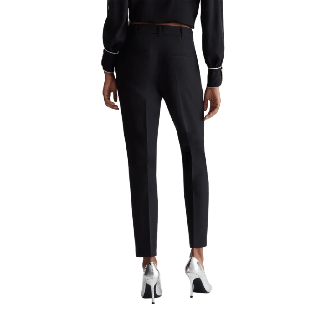 Liu Jo Zwarte Sigarettenbroek Stretchstof Black Dames