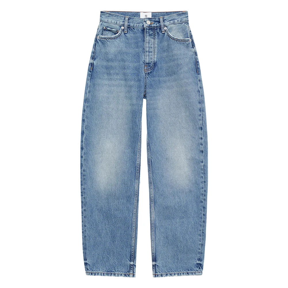 Anine Bing Men's Blue Fritz Jean - Loose Fit Jeans - W25 - Jeans