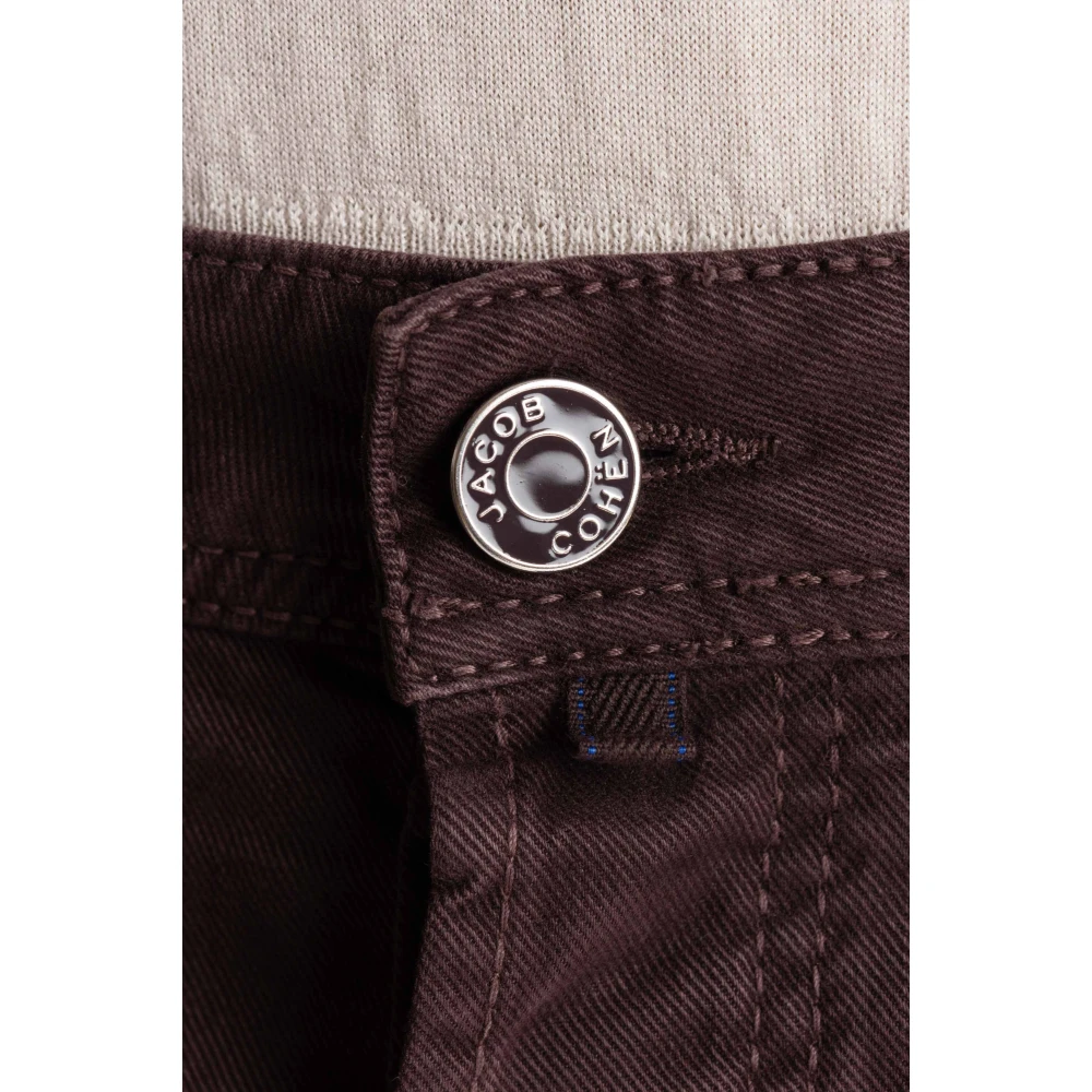 Jacob Cohën Luxe Denim Jeans Nick Fit Brown Heren